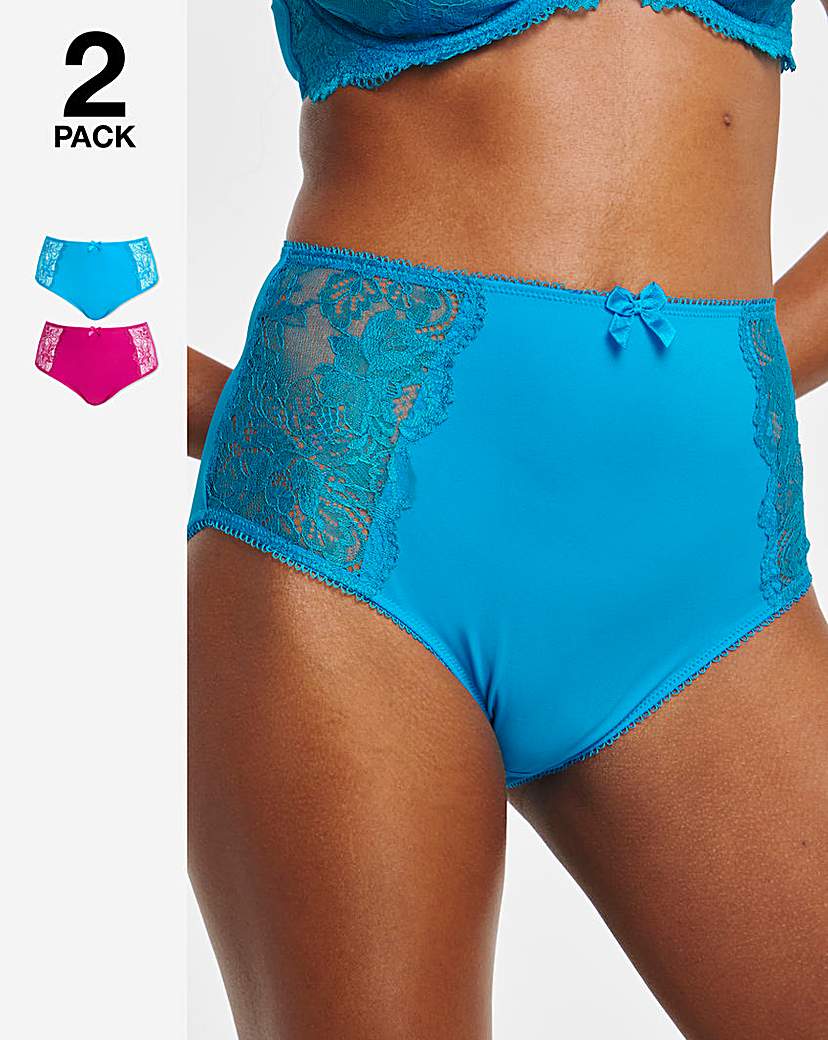 Pretty Secrets 2 Pack Ella Lace Briefs