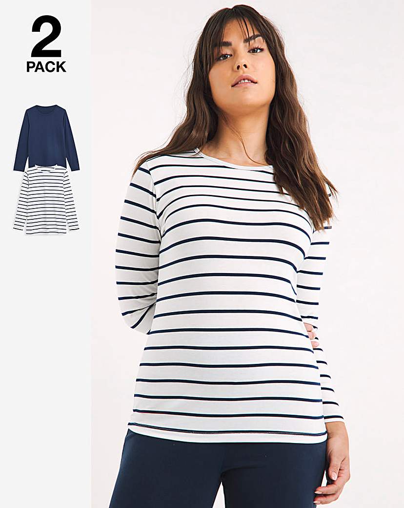 2 Pack Thermal Long Sleeve Tops