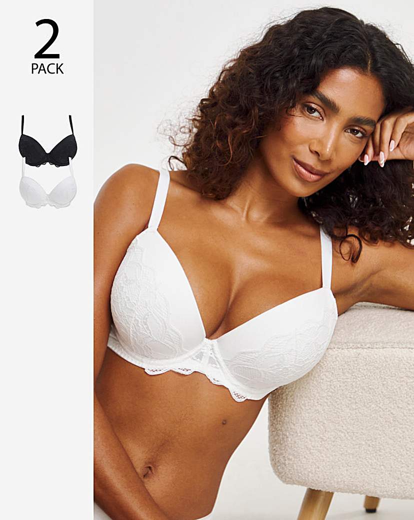 2 Pack Lifting Plunge Bras