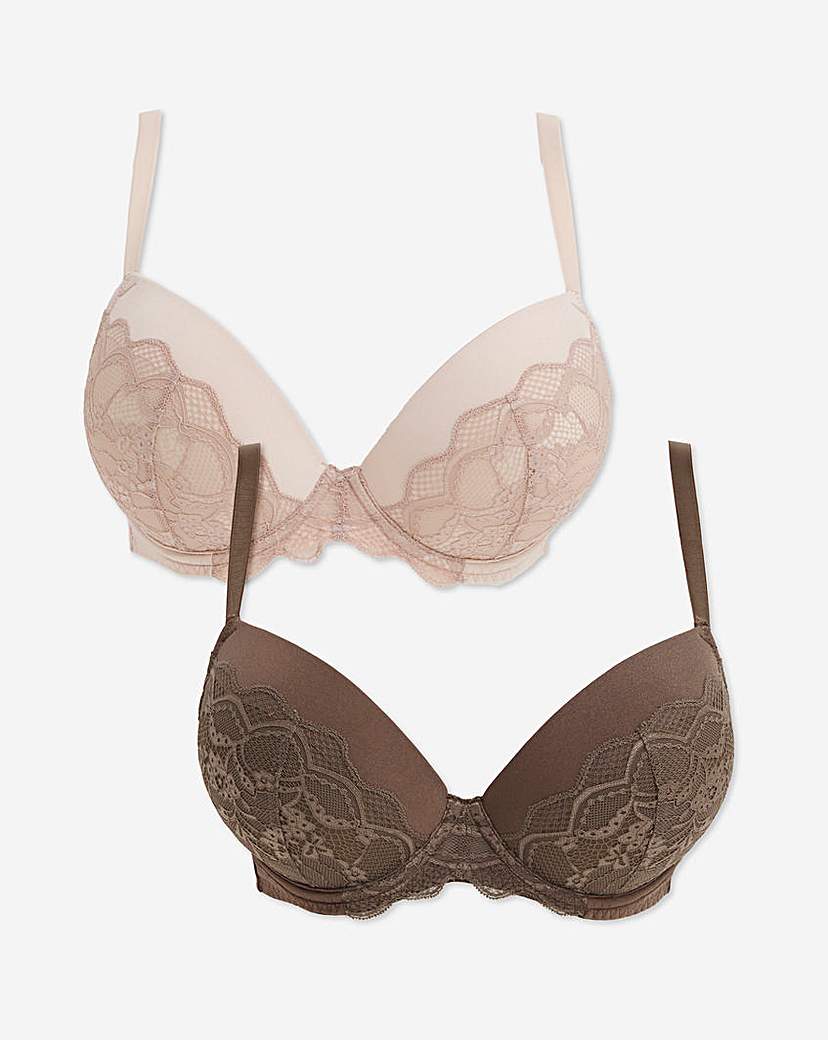 2 Pack Lifting Plunge Bras
