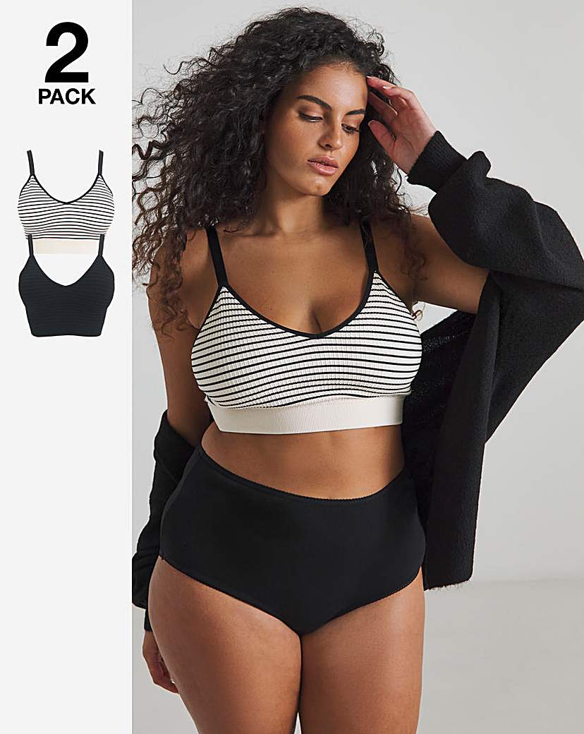 2 Pack Knitted Comfort Tops