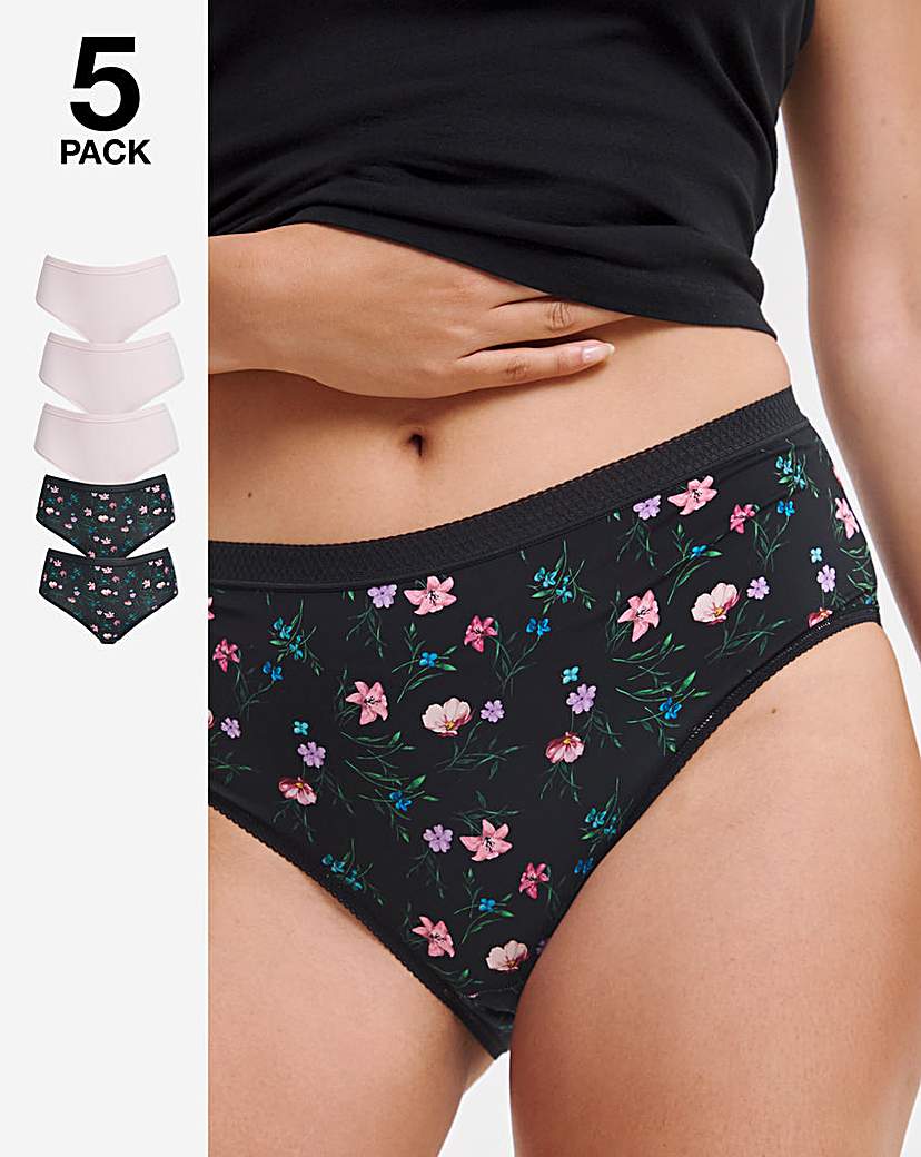 5 Pack Micro Midi Briefs