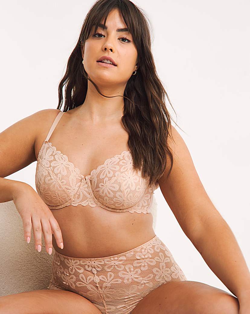 2 Pack Daisy Lace Full Cup Bras