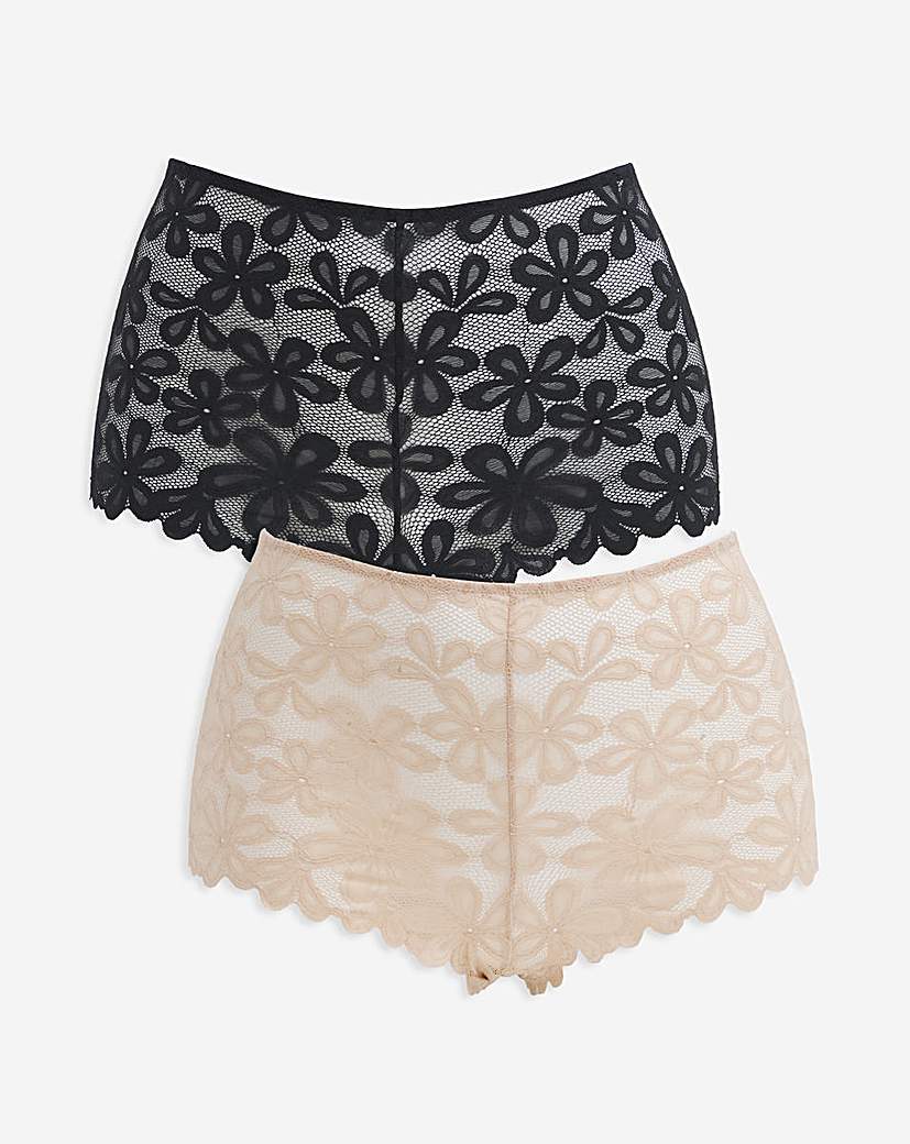 2 Pack Daisy Lace Shorts