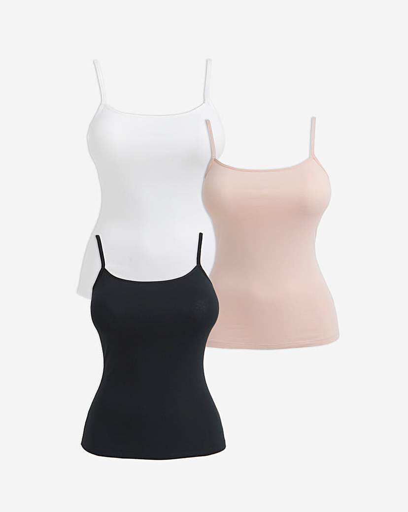 3 Pack Cotton Vests