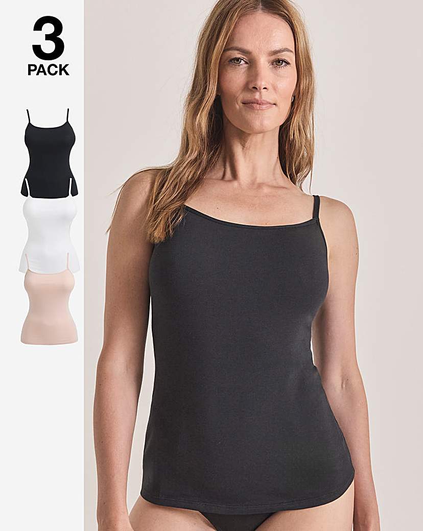 3 Pack Cotton Vests