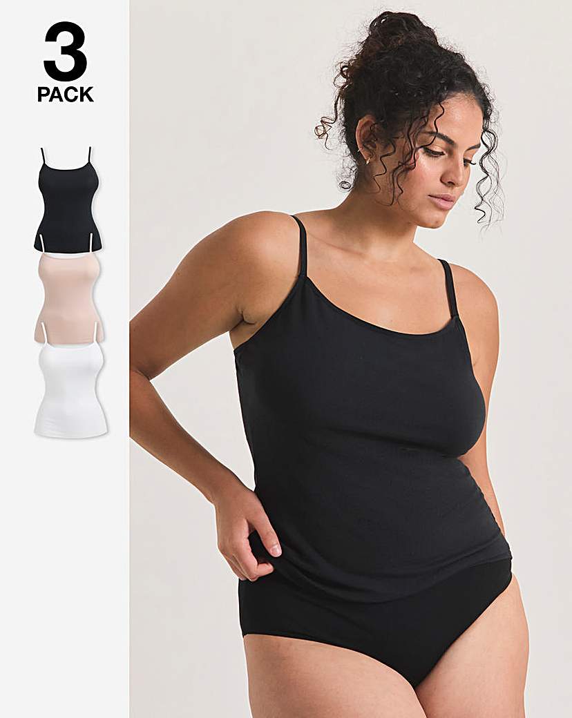 3 Pack Cotton Vests