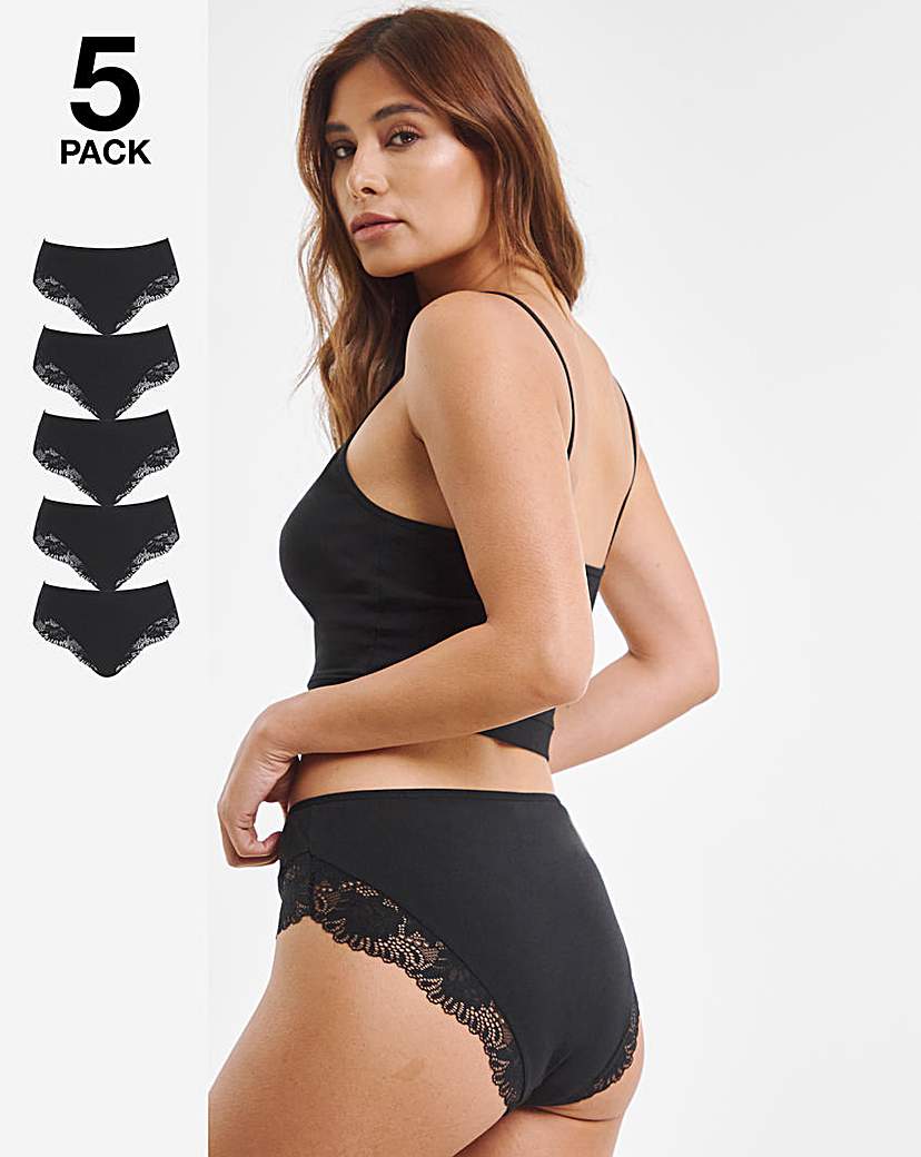 New In - 5 Pack Midi Brazilian Knickers