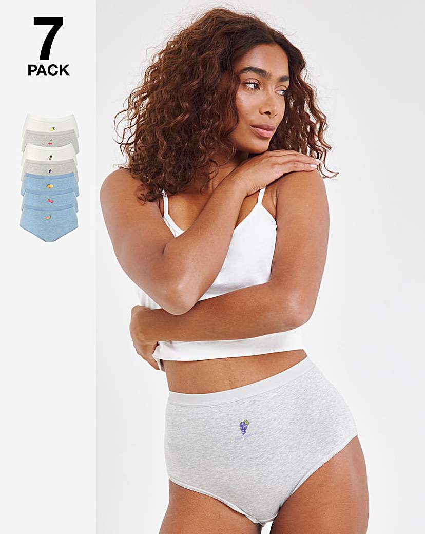 Pretty Secrets 7 Pack Full Fit Knickers