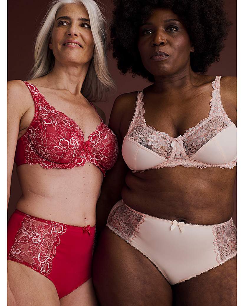 2 Pack Ella Lace Full Cup Wired Bras