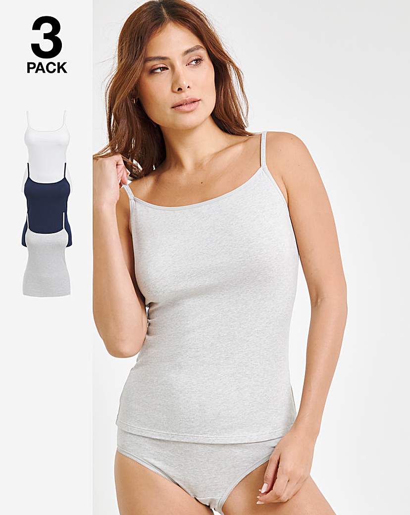 New In - 3 Pack Cotton Vests