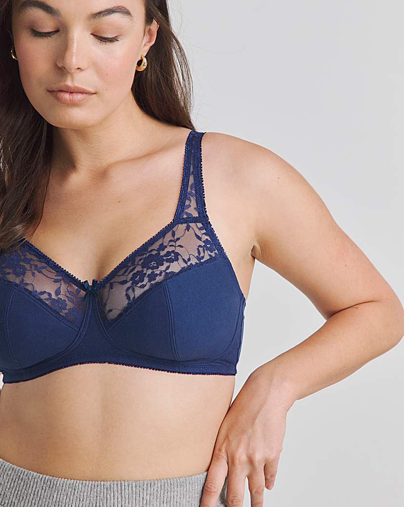 2 Pack Lace Non Wired Full Cup Bras