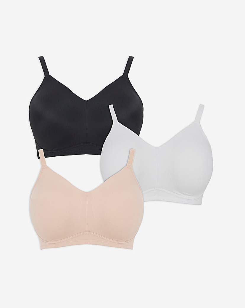 3 Pack Claire Micro Full Cup NW Bras