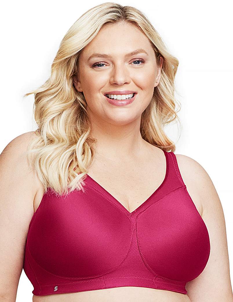 Glamorise Women's Ruby Red 1006 Sport Bra 38Dd