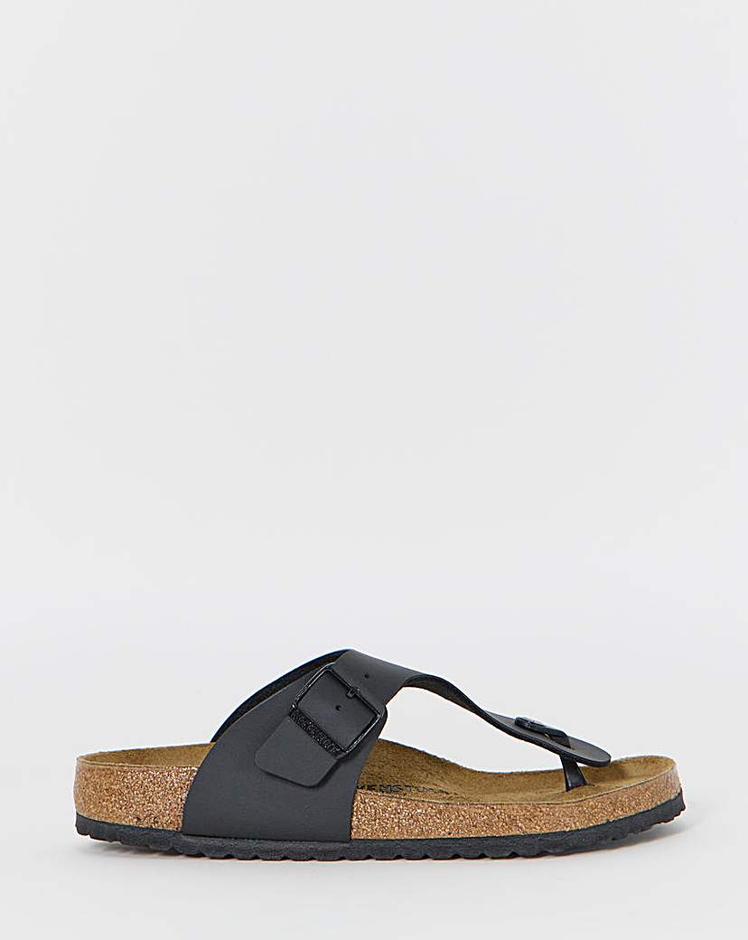 Birkenstock Black Birko-Flor Ramses Sandals - Size 43