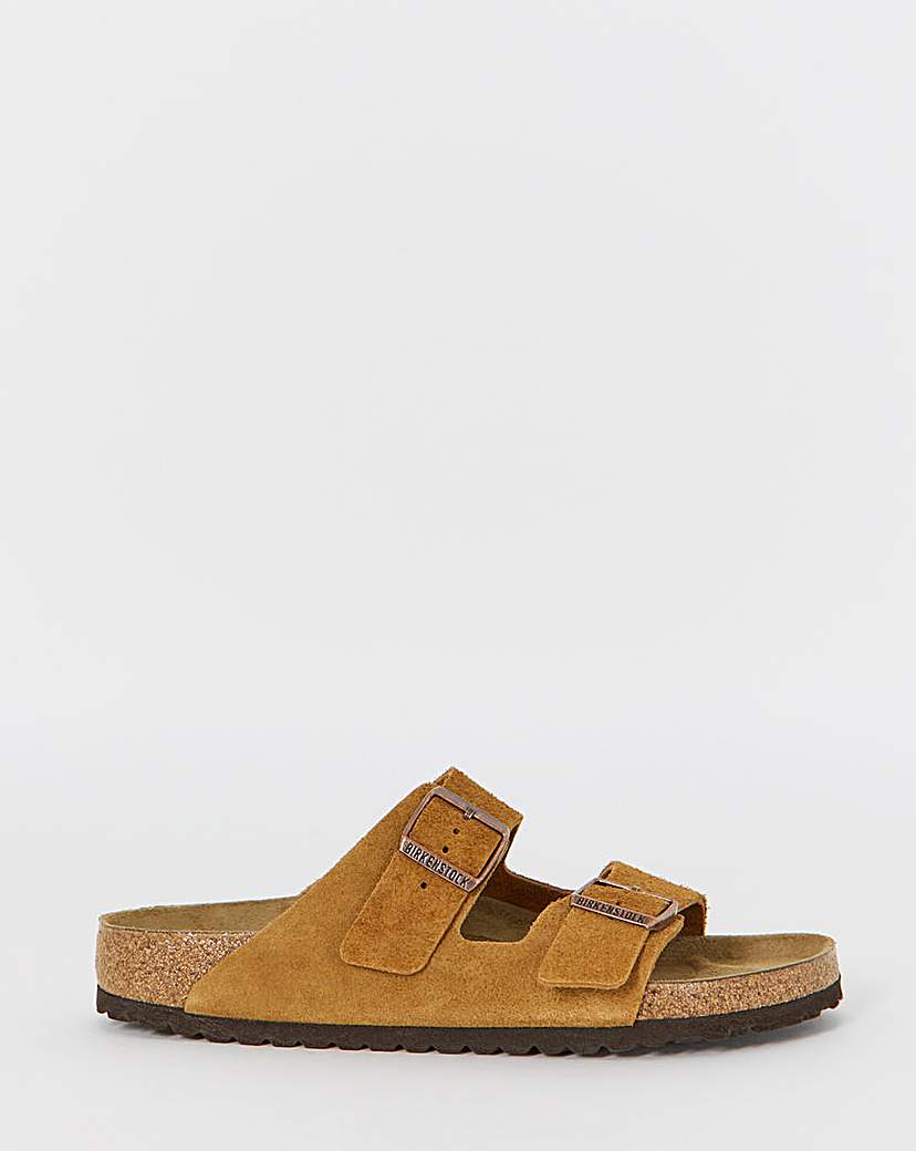 Birkenstock Men's Arizona Sandals - EVA/Leather/Cork - Mink - EU 44