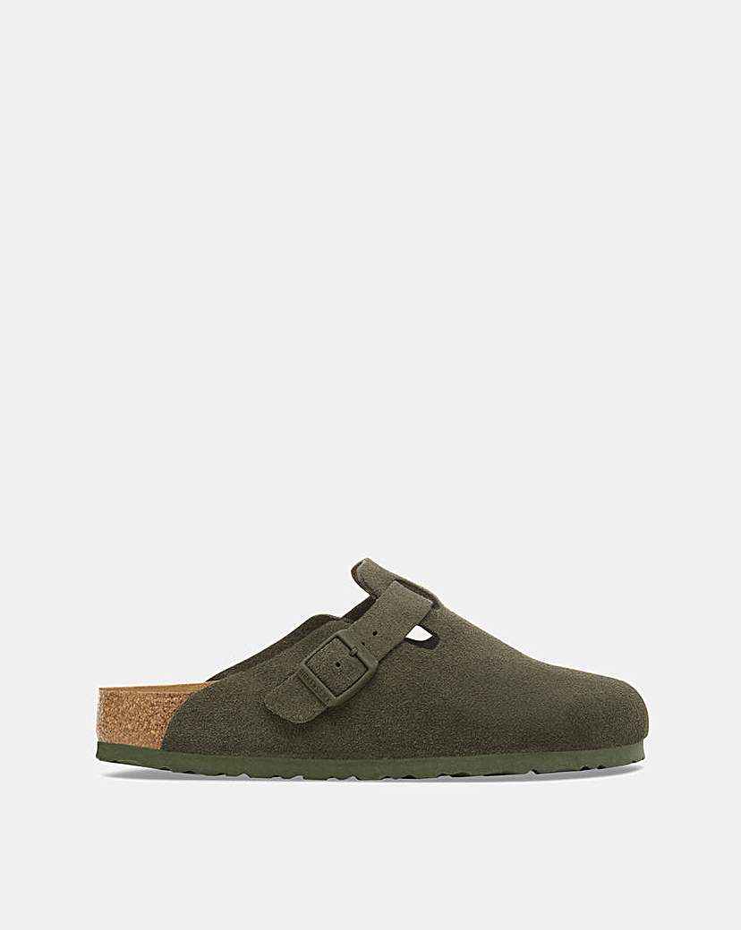 Birkenstock Thyme Suede Boston Clogs - : Size 44