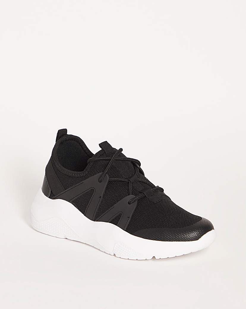 Active Lace Up Trainer Ex Wide Fit