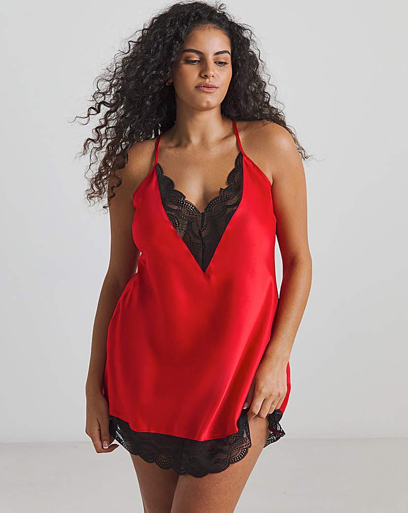Ann Summers Adoration Chemise Red/Blk