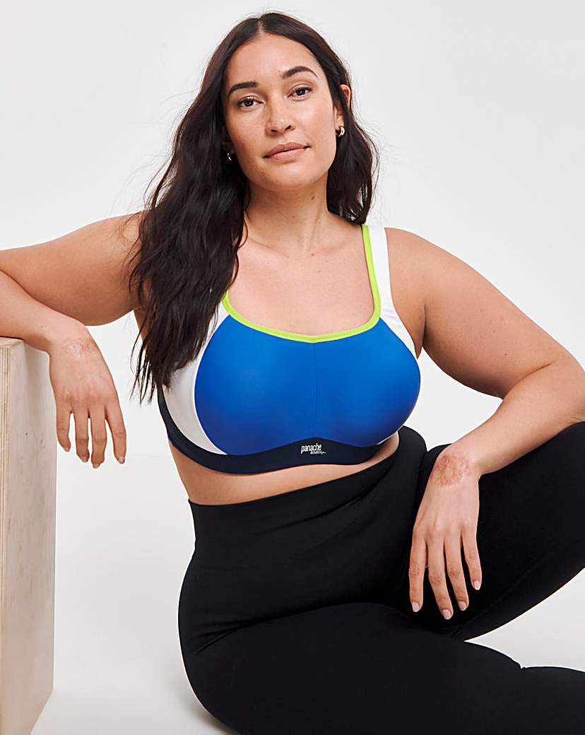 Panache High Impact Sports Bra Blue