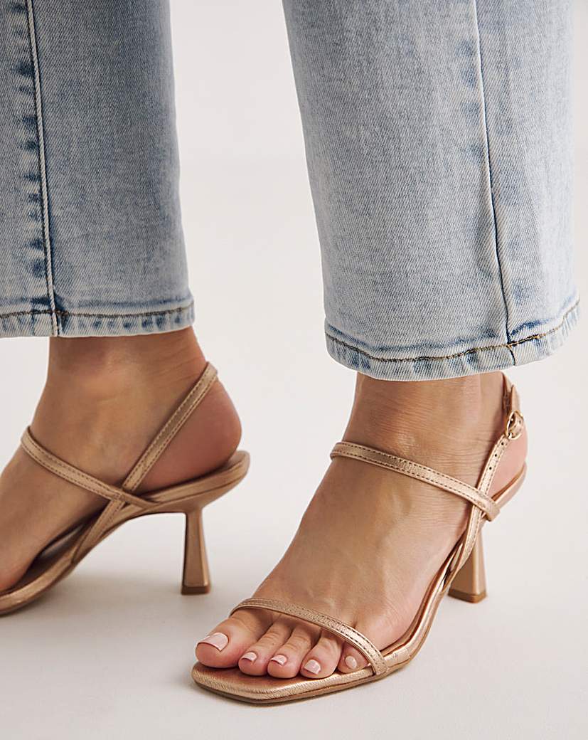 Simply be clearance rose gold sandals