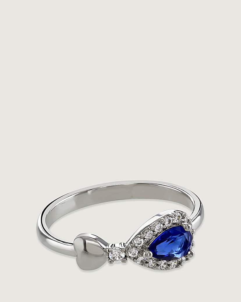 New In - Buckley London Sapphire Heart Ring