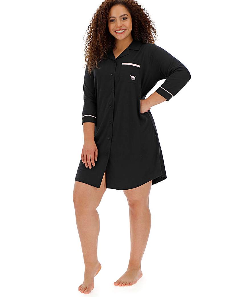 Image of Pretty Lounge The Nightshirt Black