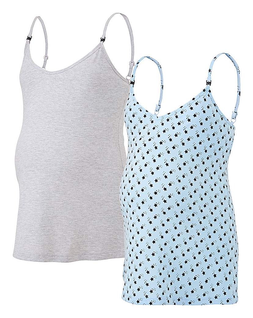 Image of Pretty Secrets 2 Pack Nursing Cami