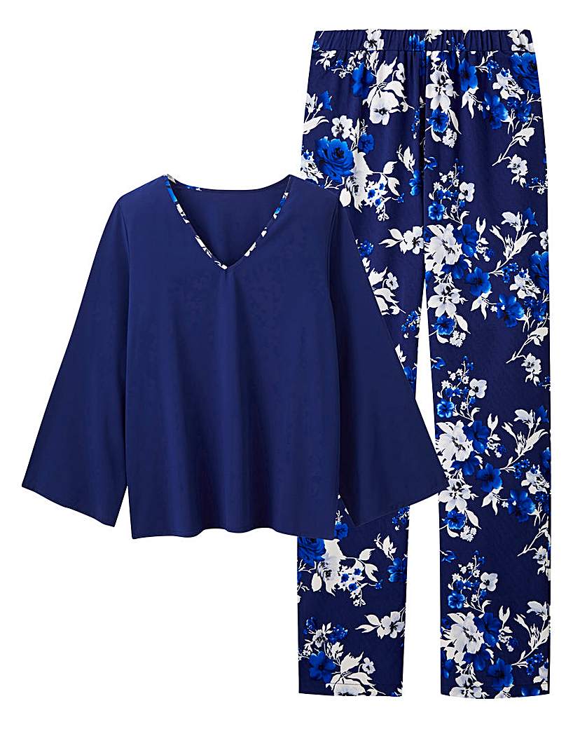 Image of Pretty Secrets Long Flute Sleeve PJ Set