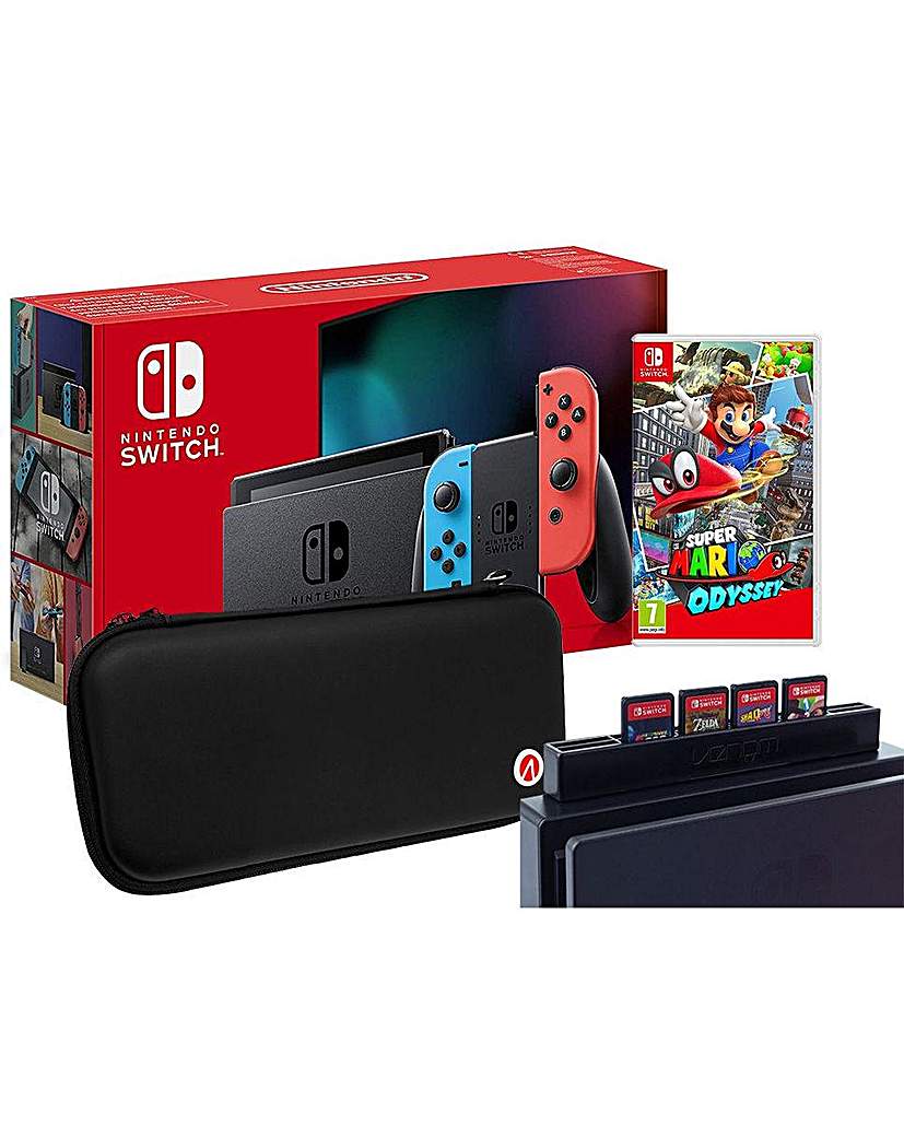 Switch Neon and Super Mario Odyssey