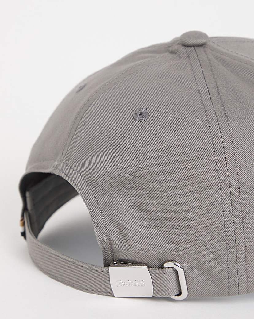 BOSS Grey Large Logo Cap