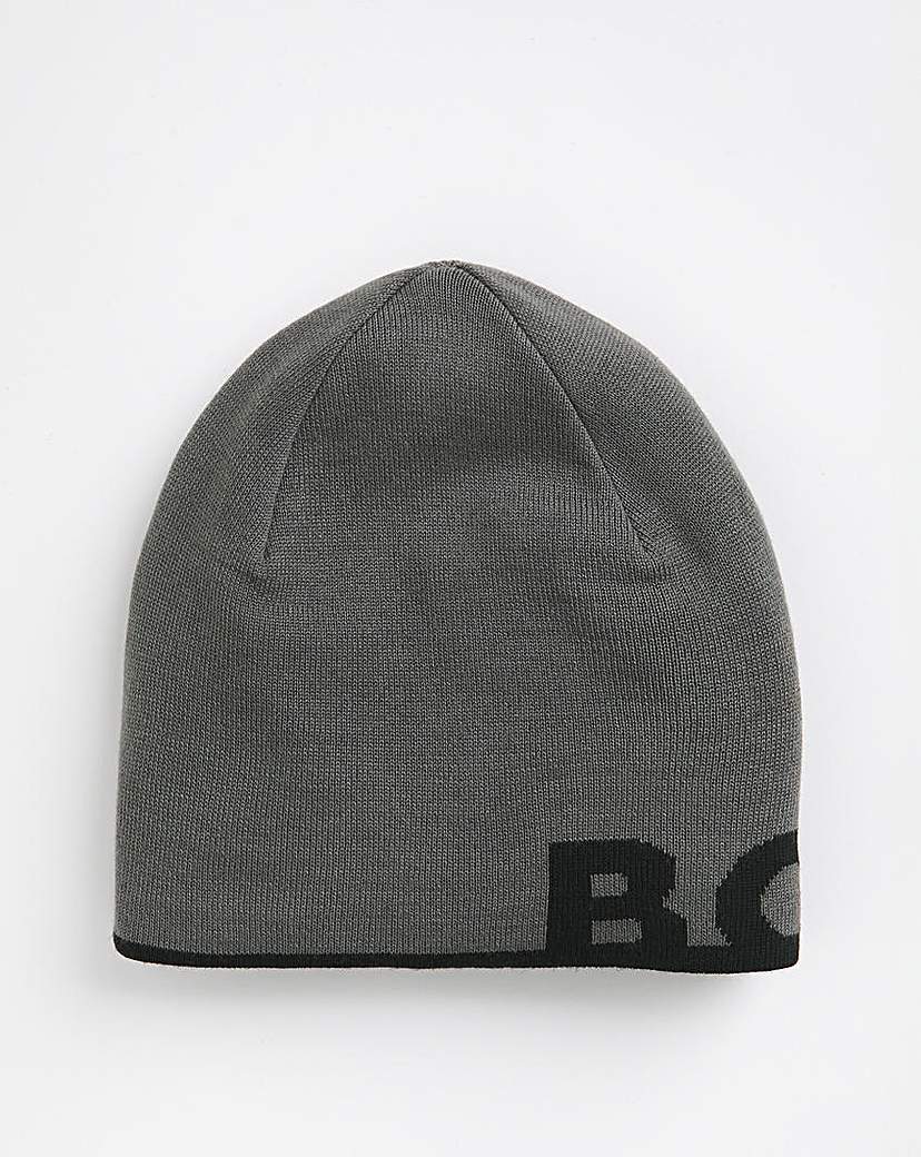 BOSS Black Large Logo Knitted Beanie