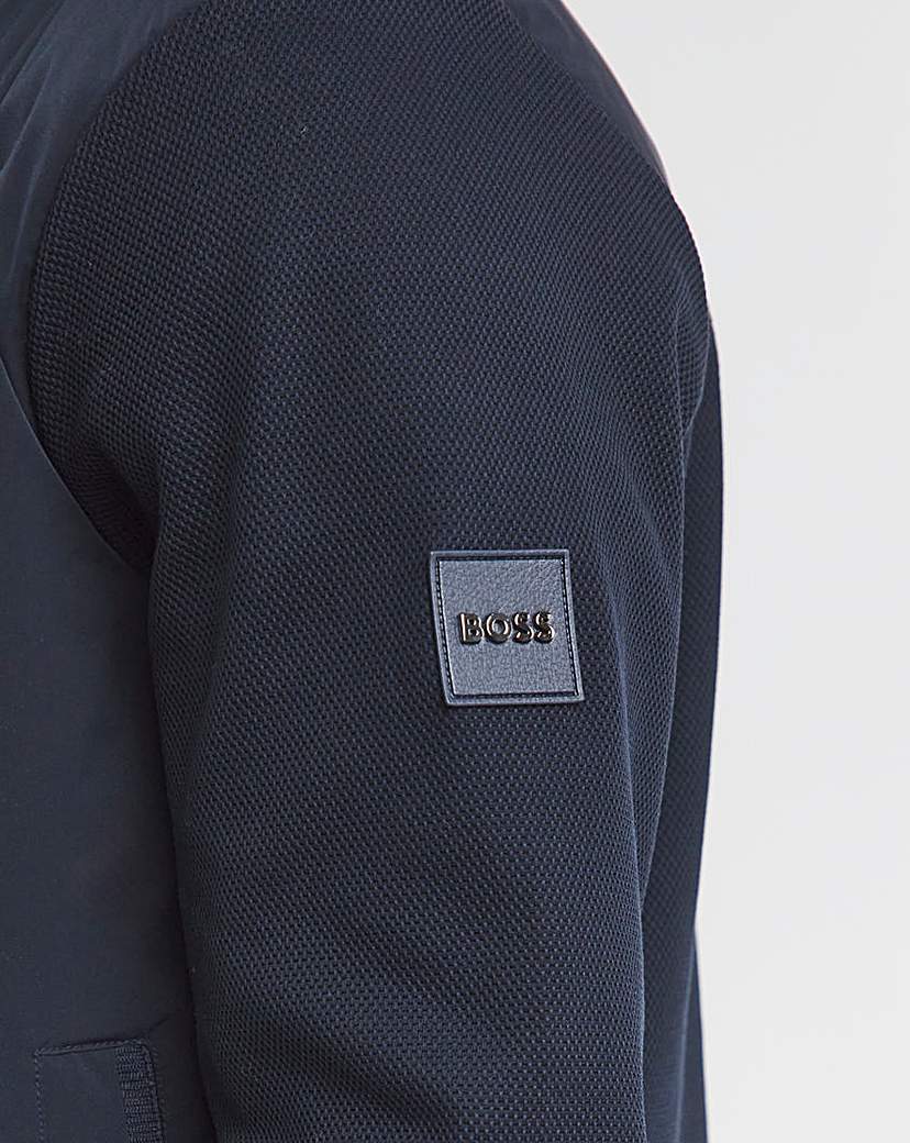 BOSS Dark Blue Hybrid Jacket