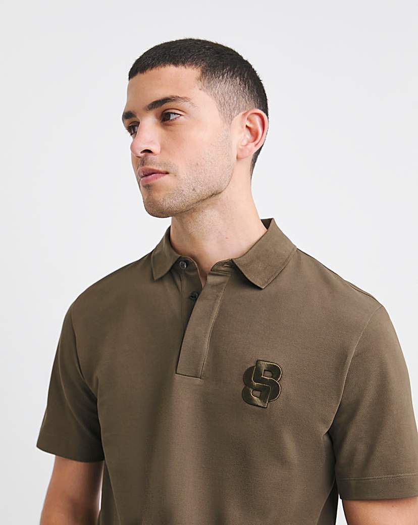 BOSS Short Sleeve BB Embroidered Polo