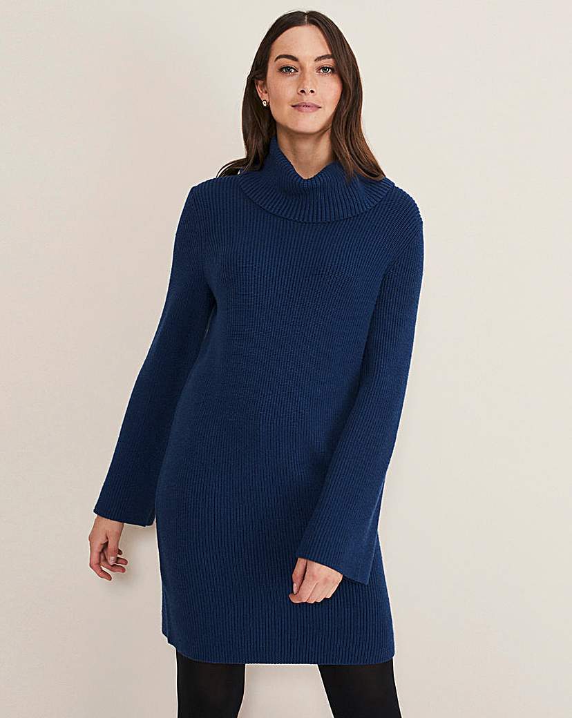 Phase Eight Saffie Cosy Ribbed Dress