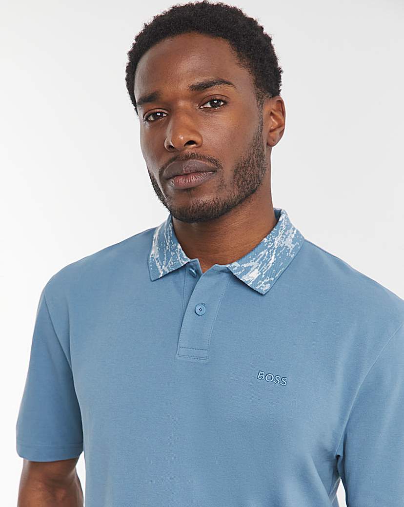 BOSS Printed Collar Polo