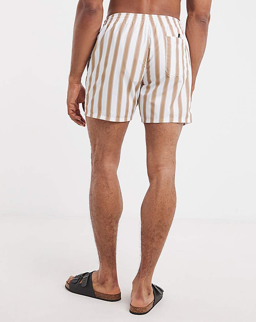 BOSS Piranha Stripe Swim Short