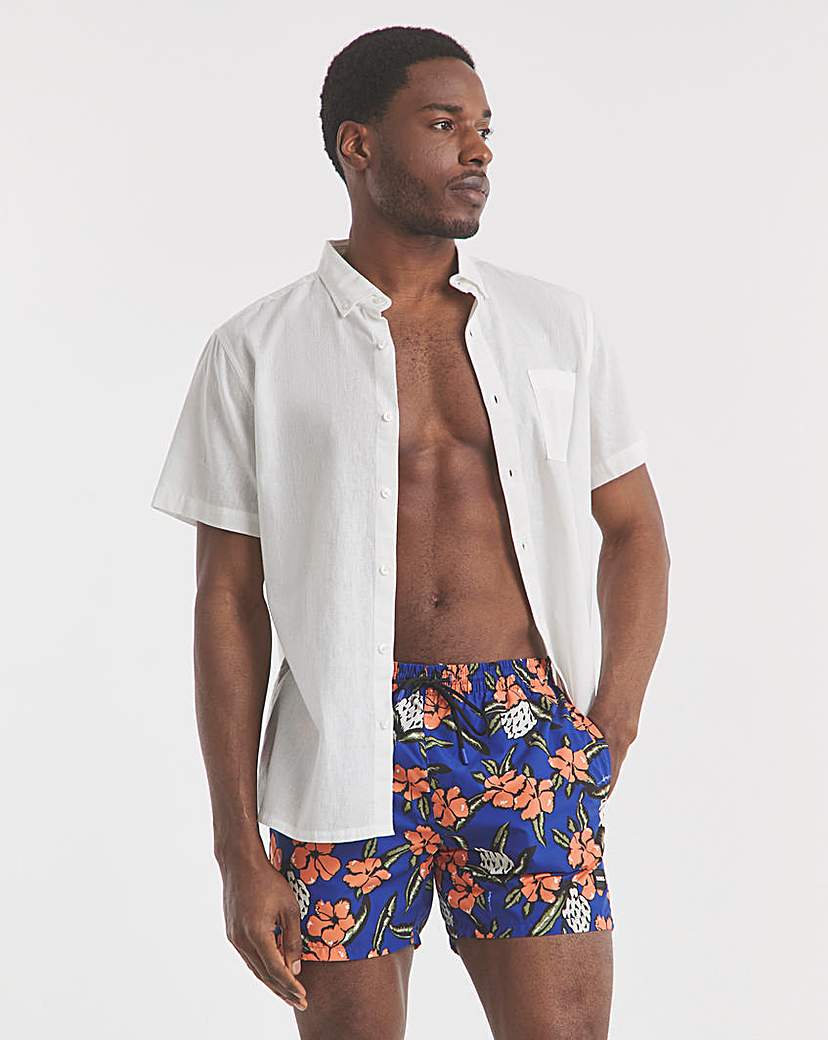 BOSS Piranha Printed Swim Short