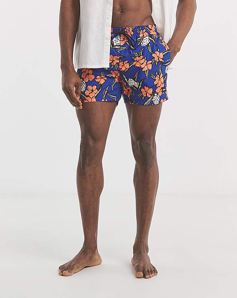 BOSS Piranha Printed Swim Short