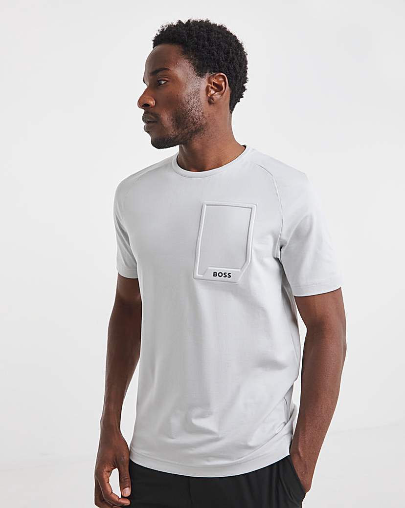 BOSS Tech T-Shirt - Light Grey