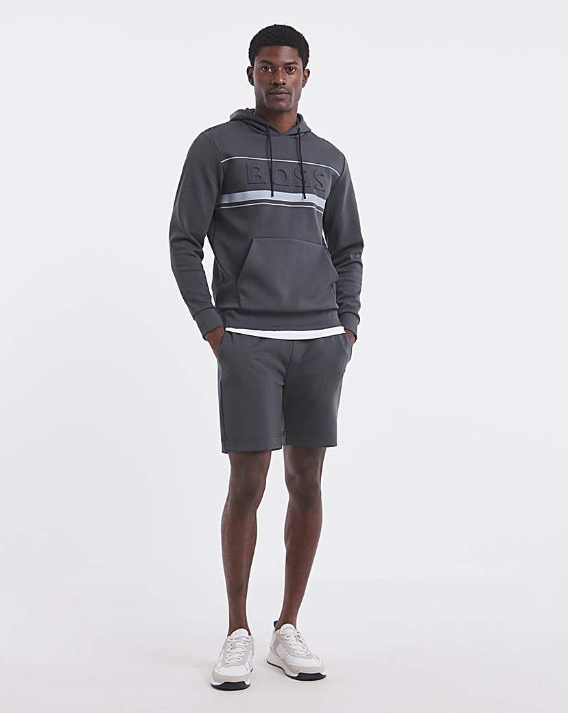 BOSS Logo Sweat Short - Dark Grey