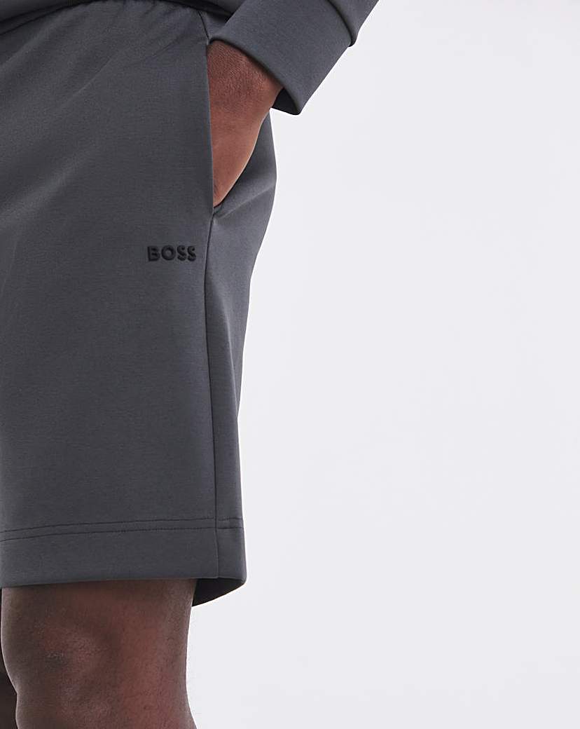 BOSS Logo Sweat Short - Dark Grey