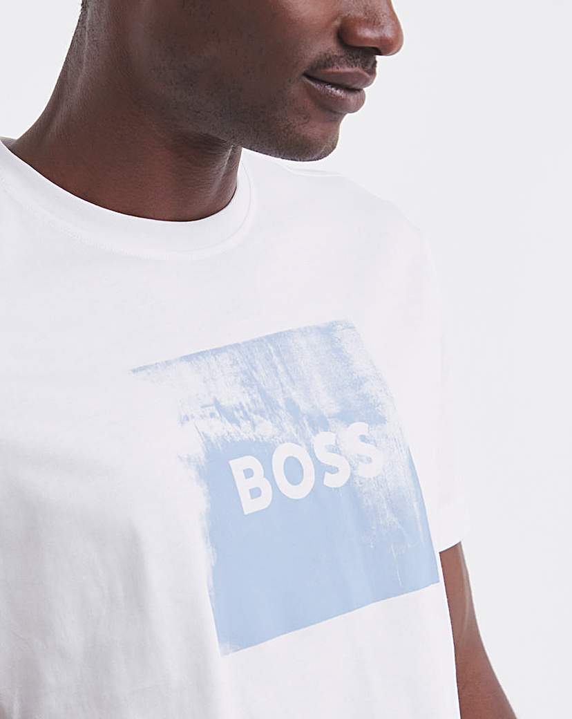 BOSS Graphic Logo T-Shirt - White