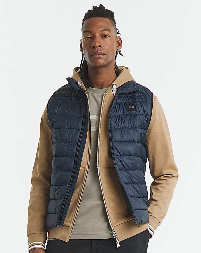 New In - BOSS Padded Gilet - Navy