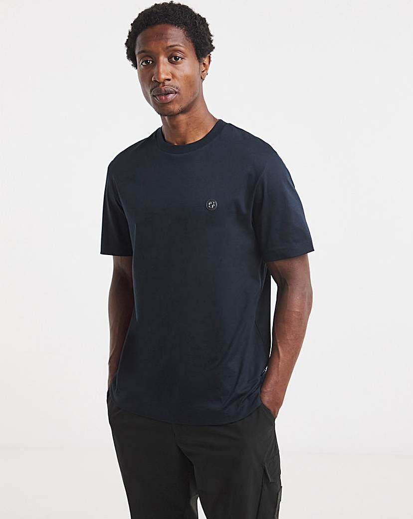 New In - BOSS Metal Bb T-Shirt - Navy
