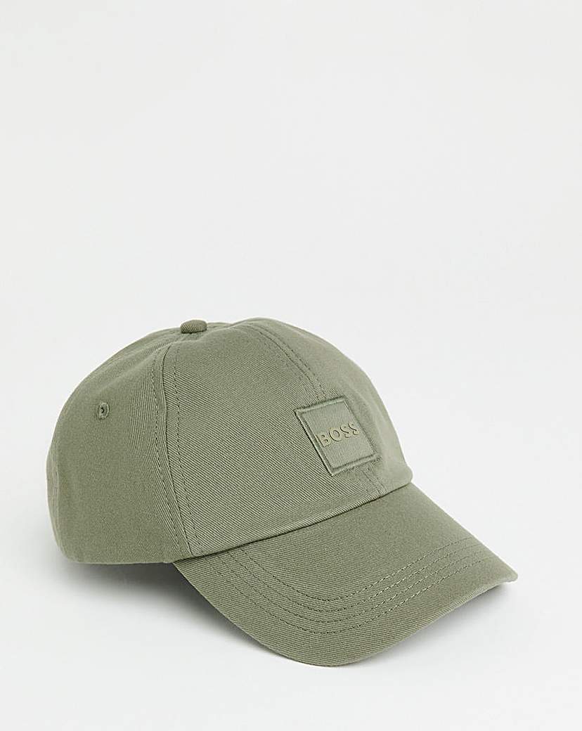 New In - BOSS Classic Badge Cotton Cap - Green