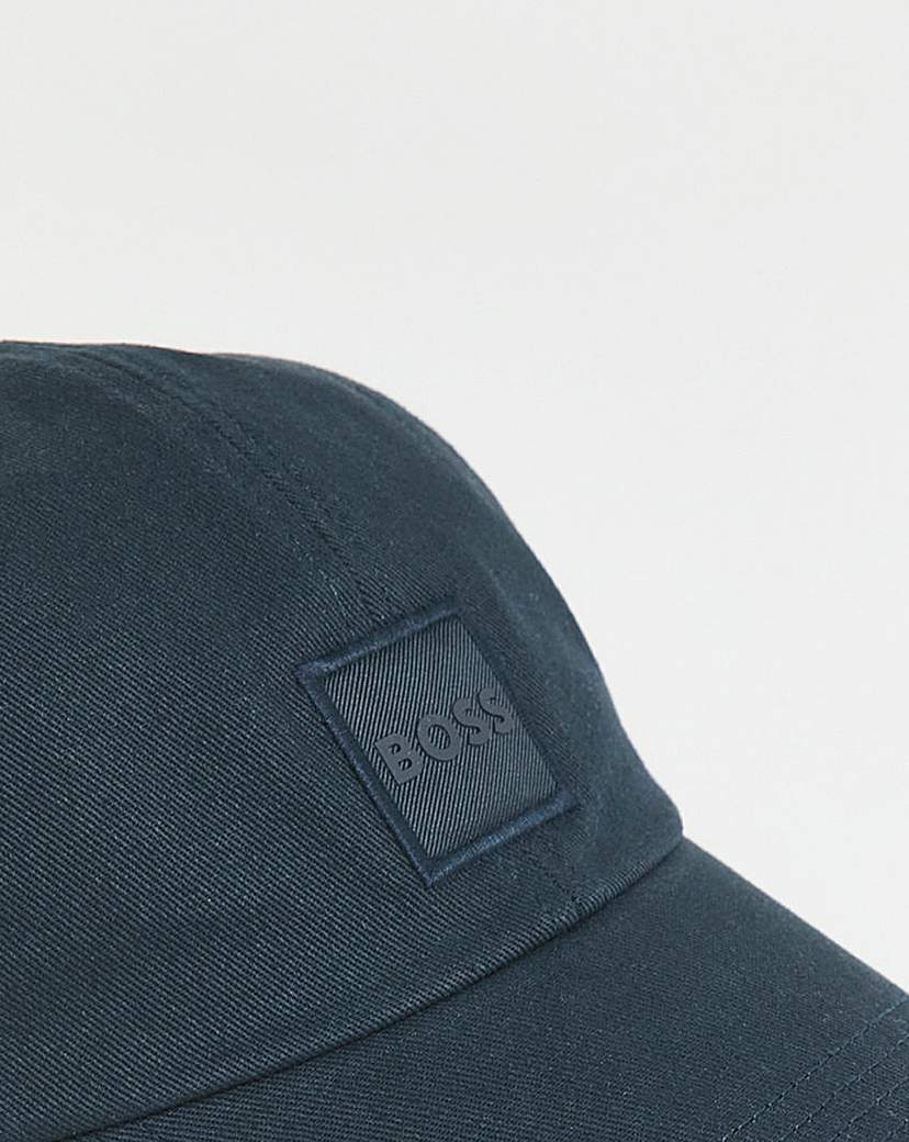 BOSS Classic Badge Cotton Cap - Navy