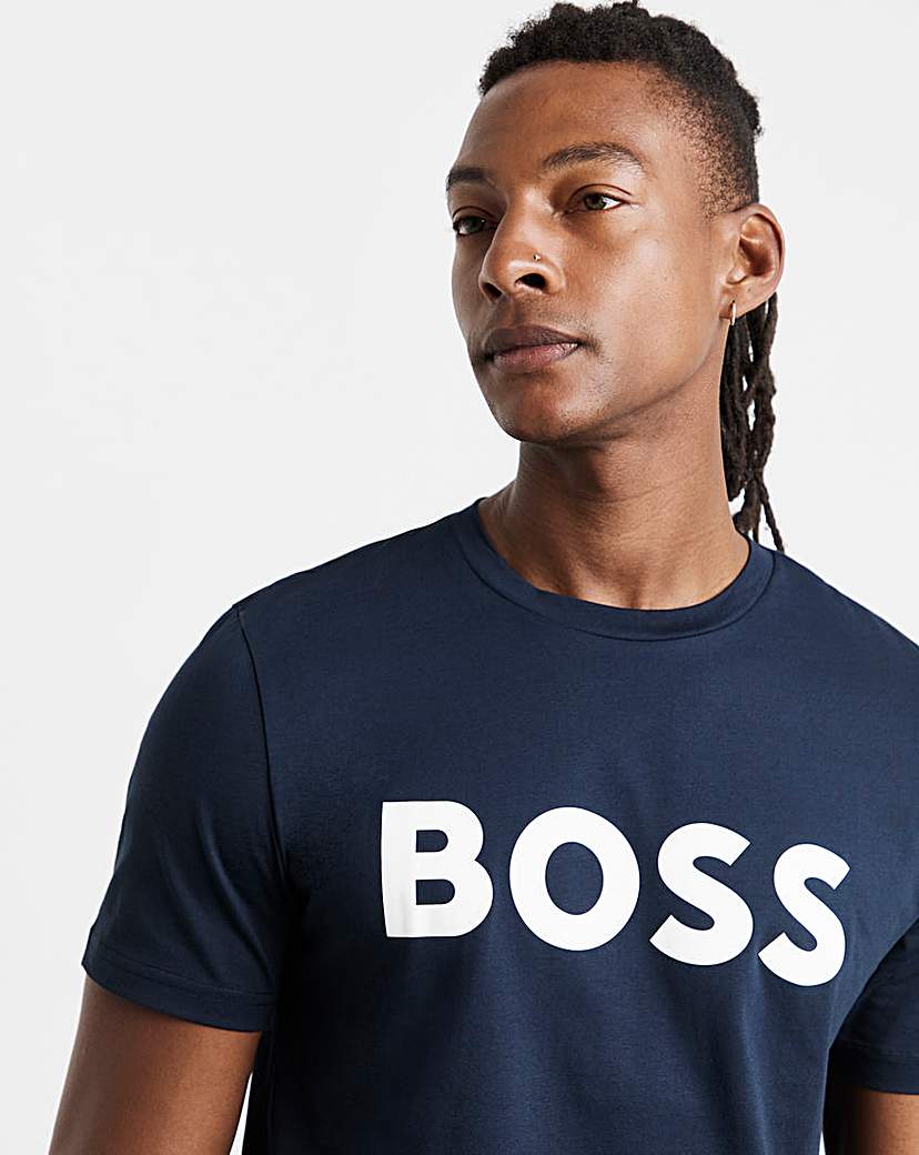 Boss Men's Logo T-Shirt - Navy - 2XL
