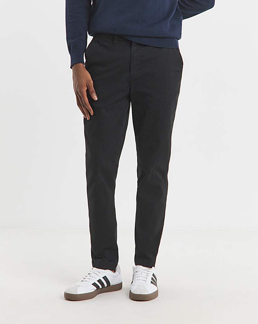 Slim Fit Chino Black - Jacamo - Size: 54L