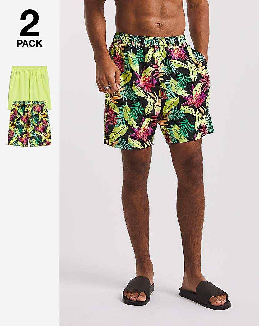 Image of Pack 2 Quick Dry Swimshorts